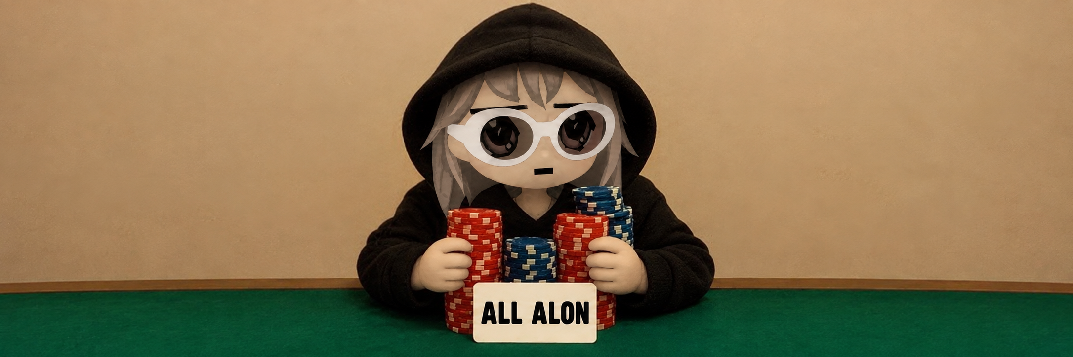 All Alon poker table banner
